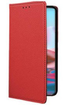 Кожен калъф тефтер и стойка Magnetic FLEXI Book Style за Xiaomi Redmi Note 10 / Xiaomi Redmi Note 10S червен 